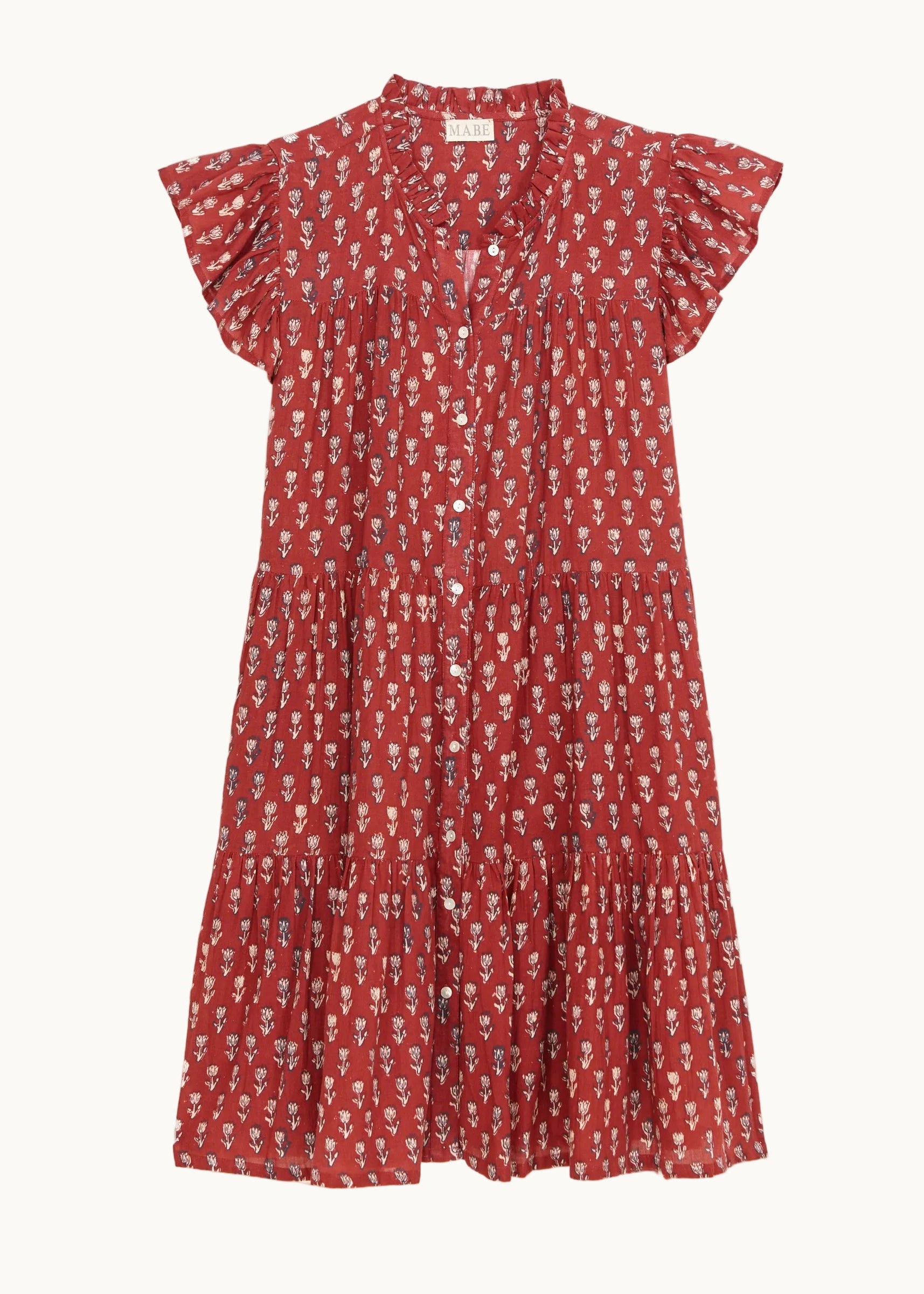 Ari Frill Sundress - Berry