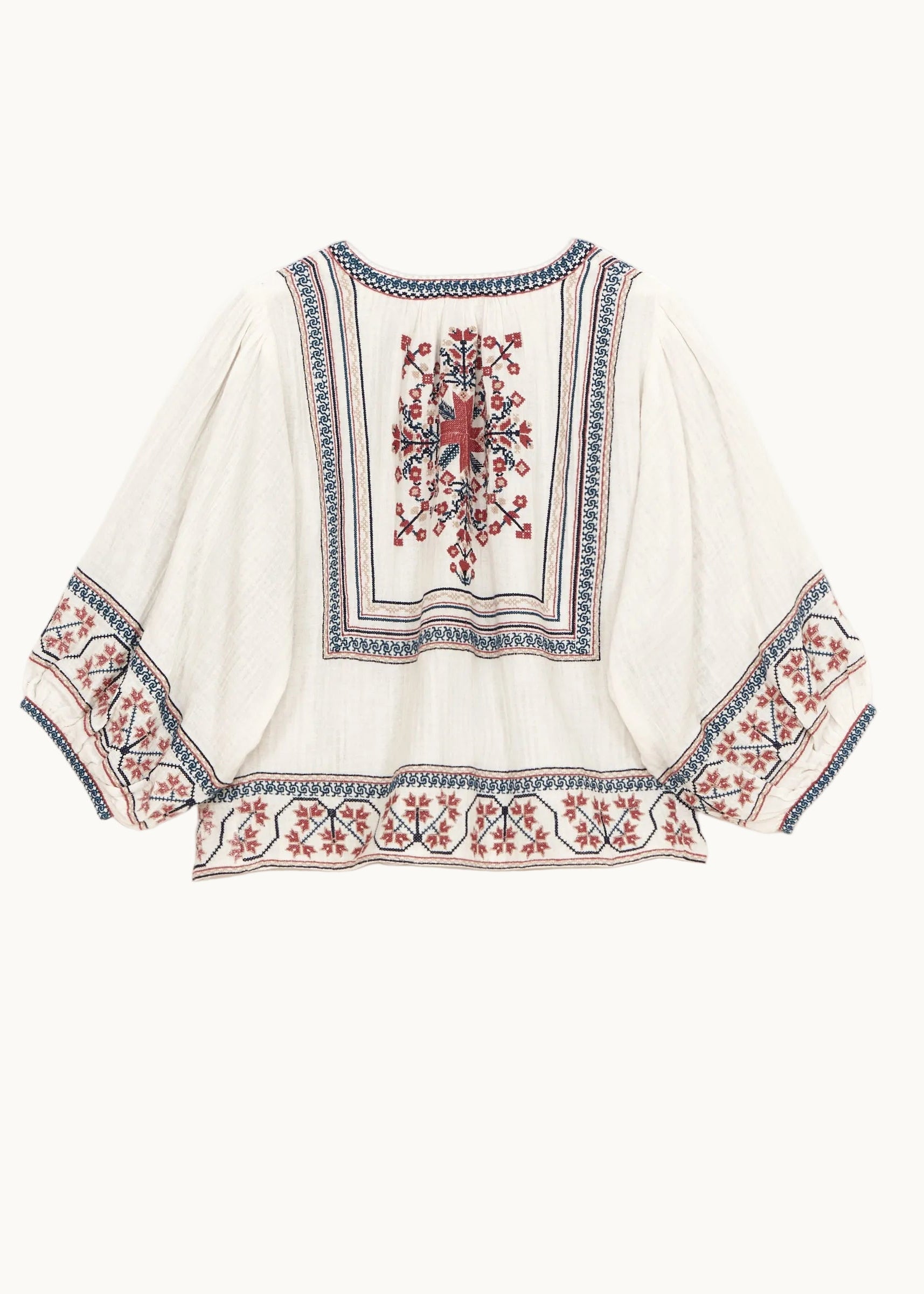 Calista Jacket - Ecru/Multi