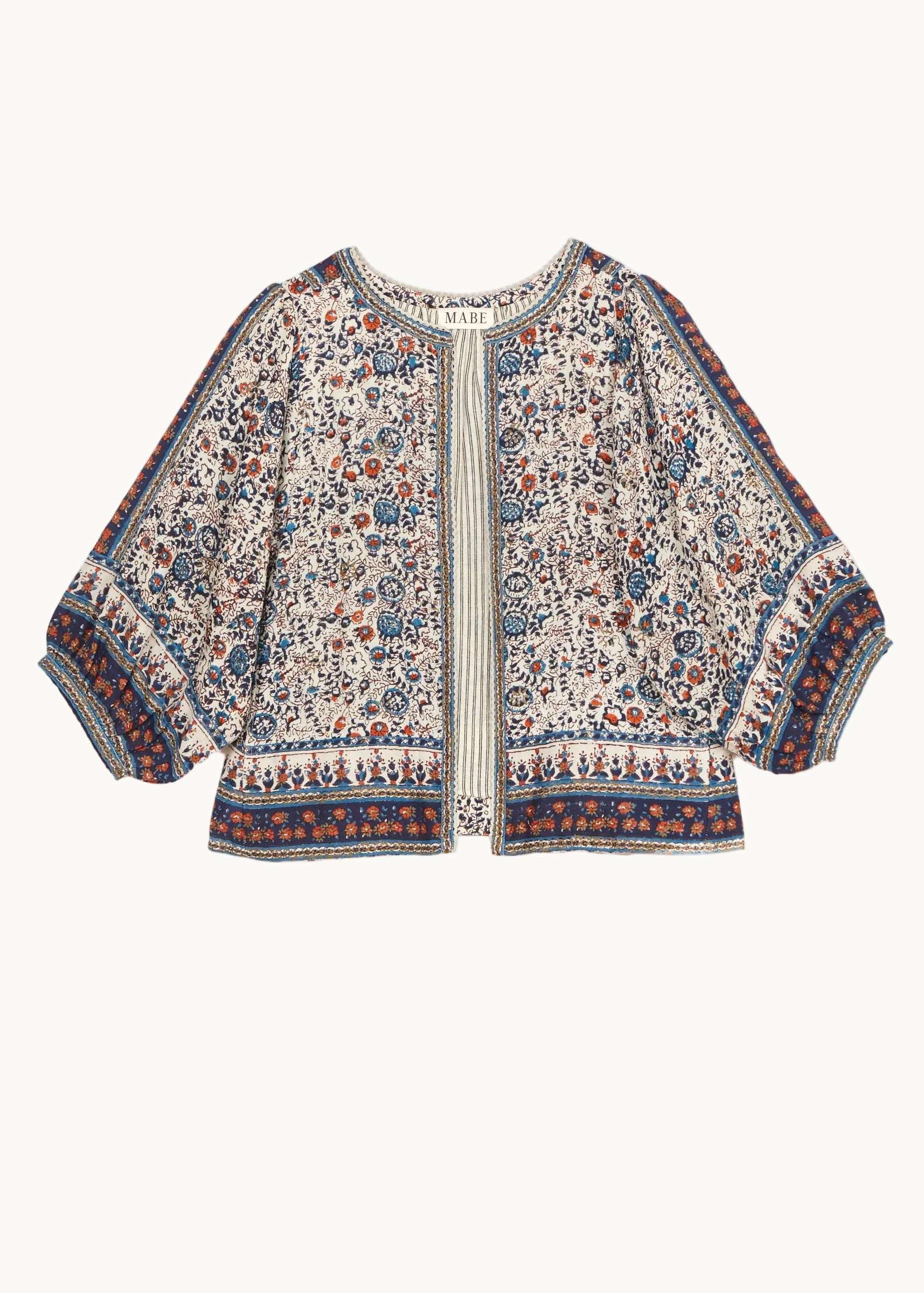 Cass Jacket -Indigo/Rust