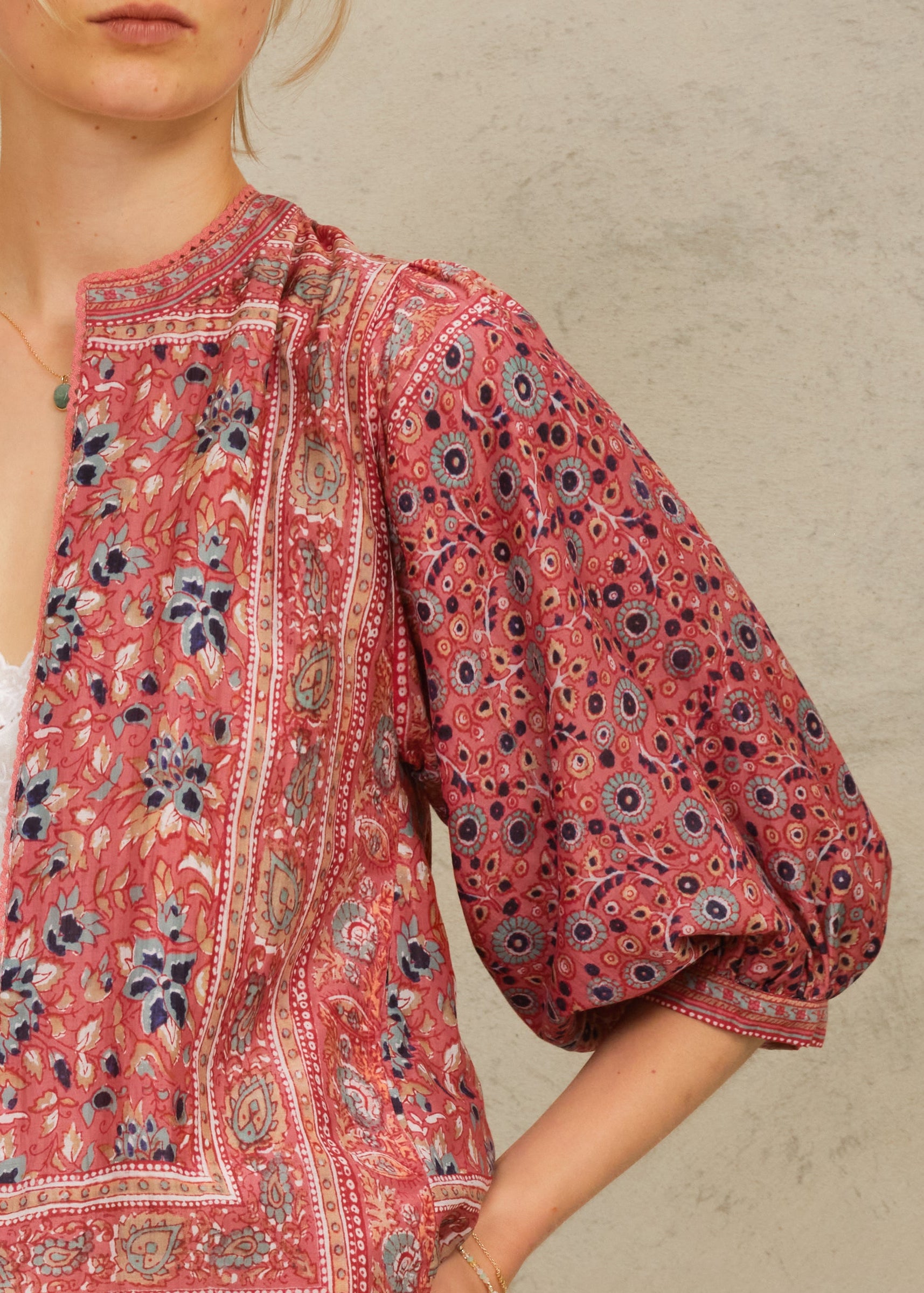 Darla Jacket - Rose/Multi