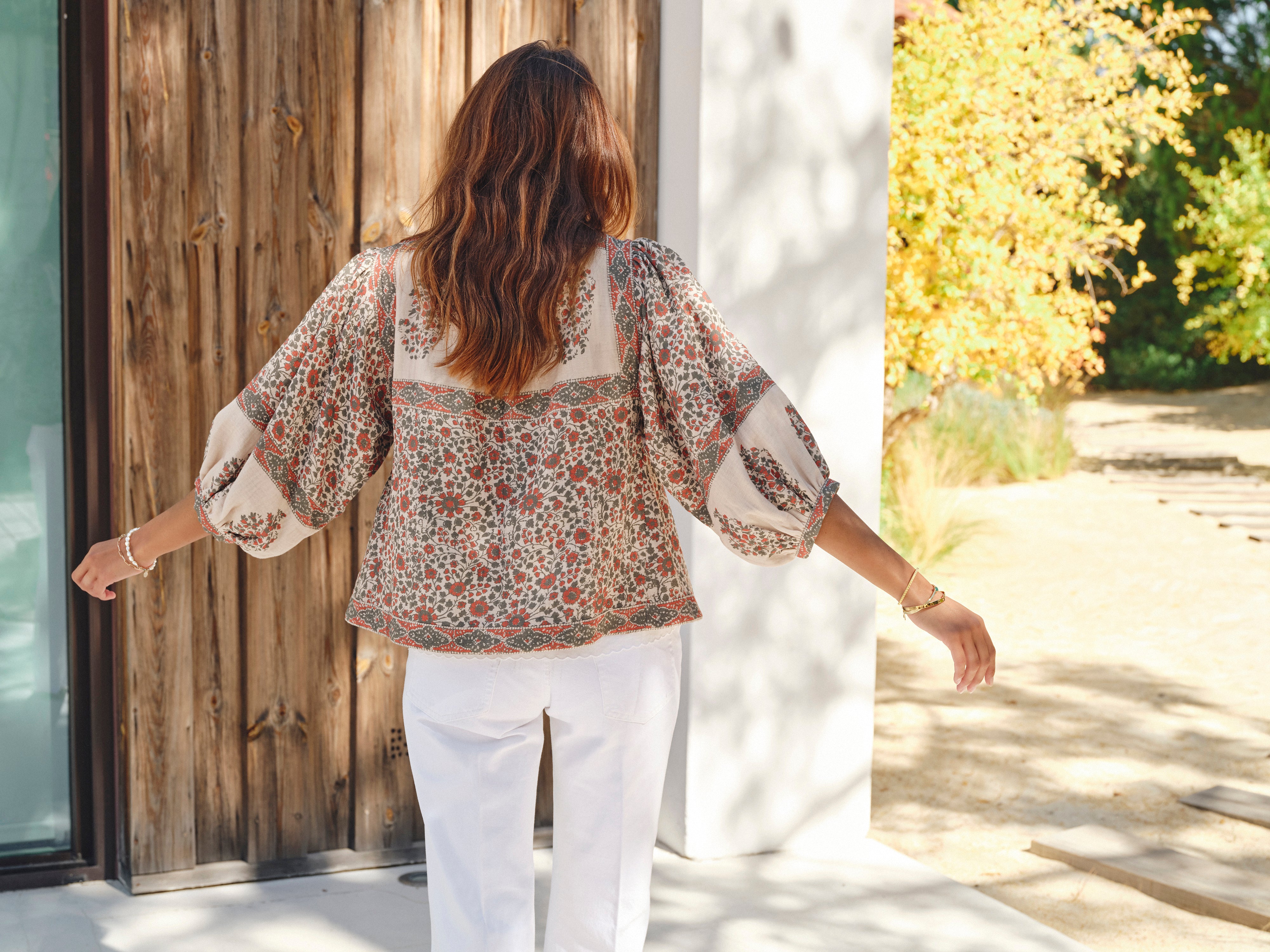 Della Jacket - Rust/Khaki