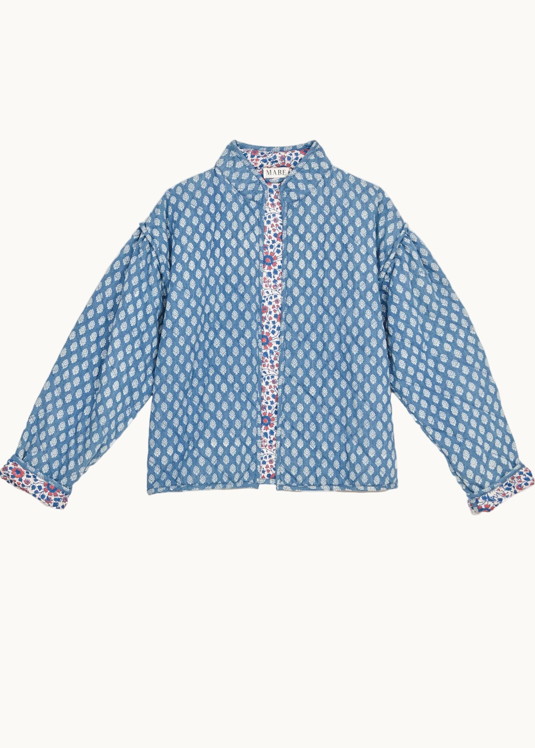 Jenna Quilted Jacket - Blue