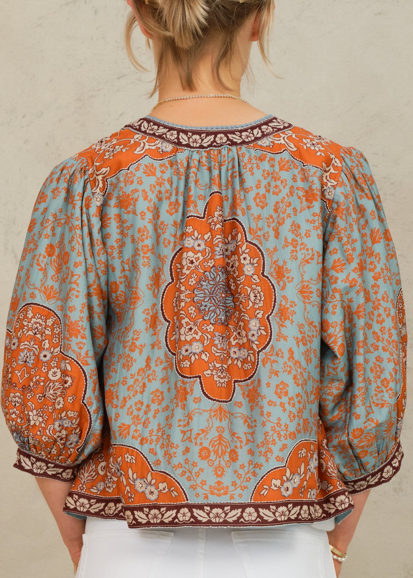 Ursa Jacket - Blue/Rust