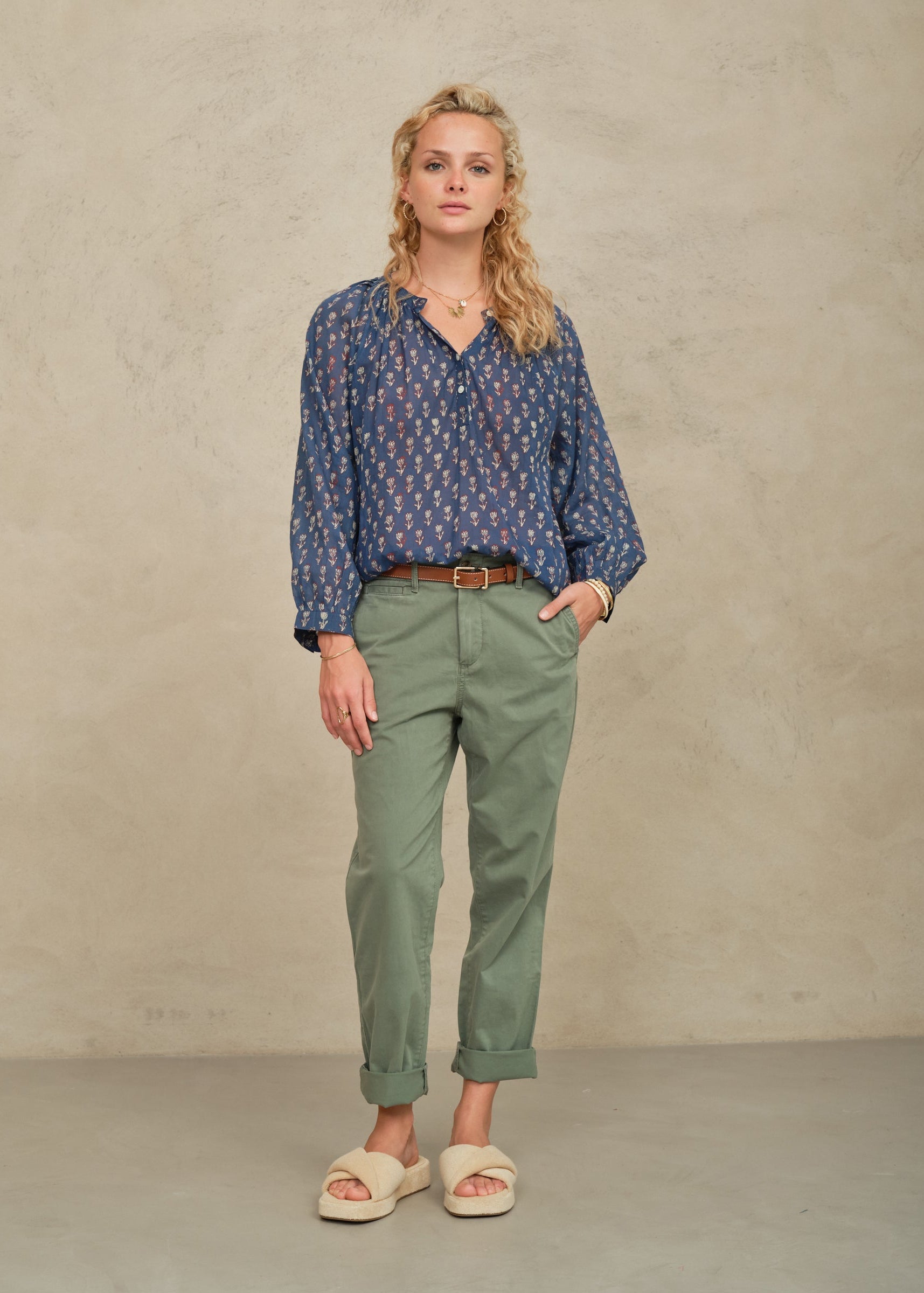 Ari Long Sleeve - Indigo