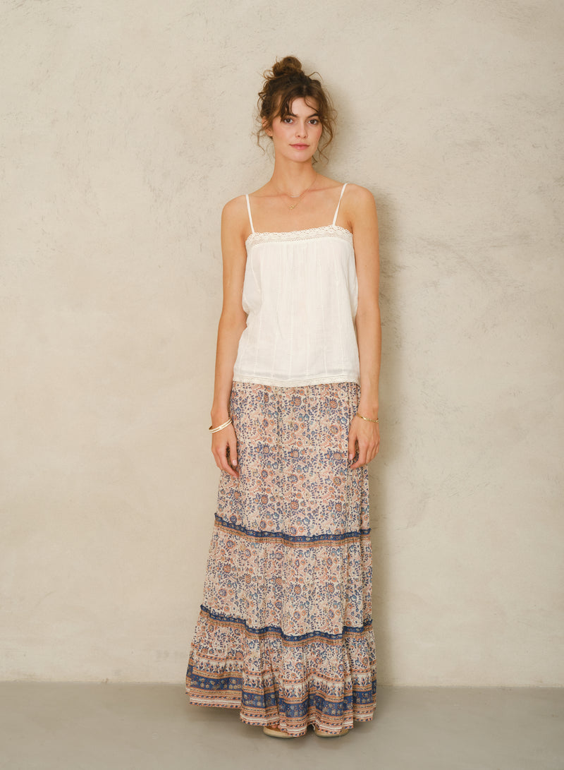 Cass Maxi Skirt - Navy