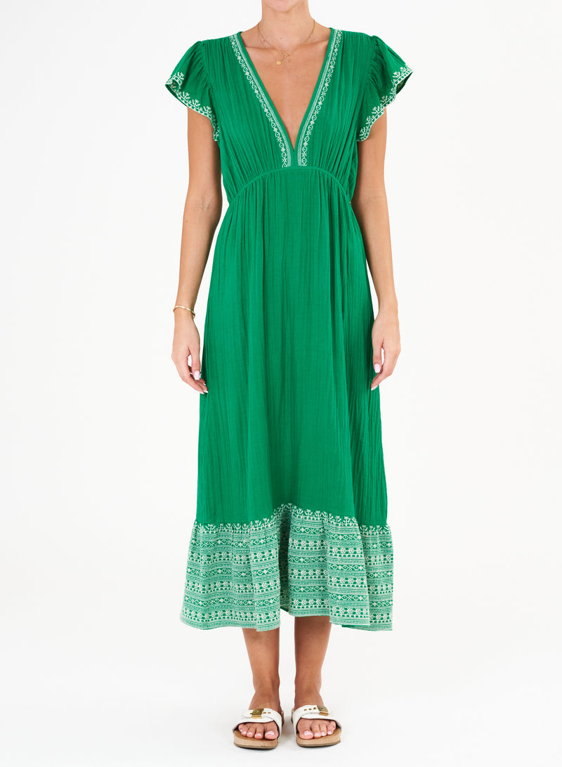Cella Dress - Green