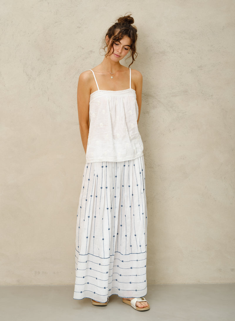 Dacy Maxi Skirt - Blue