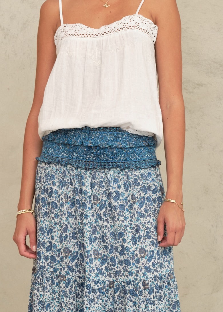Esti Maxi Skirt - Blue
