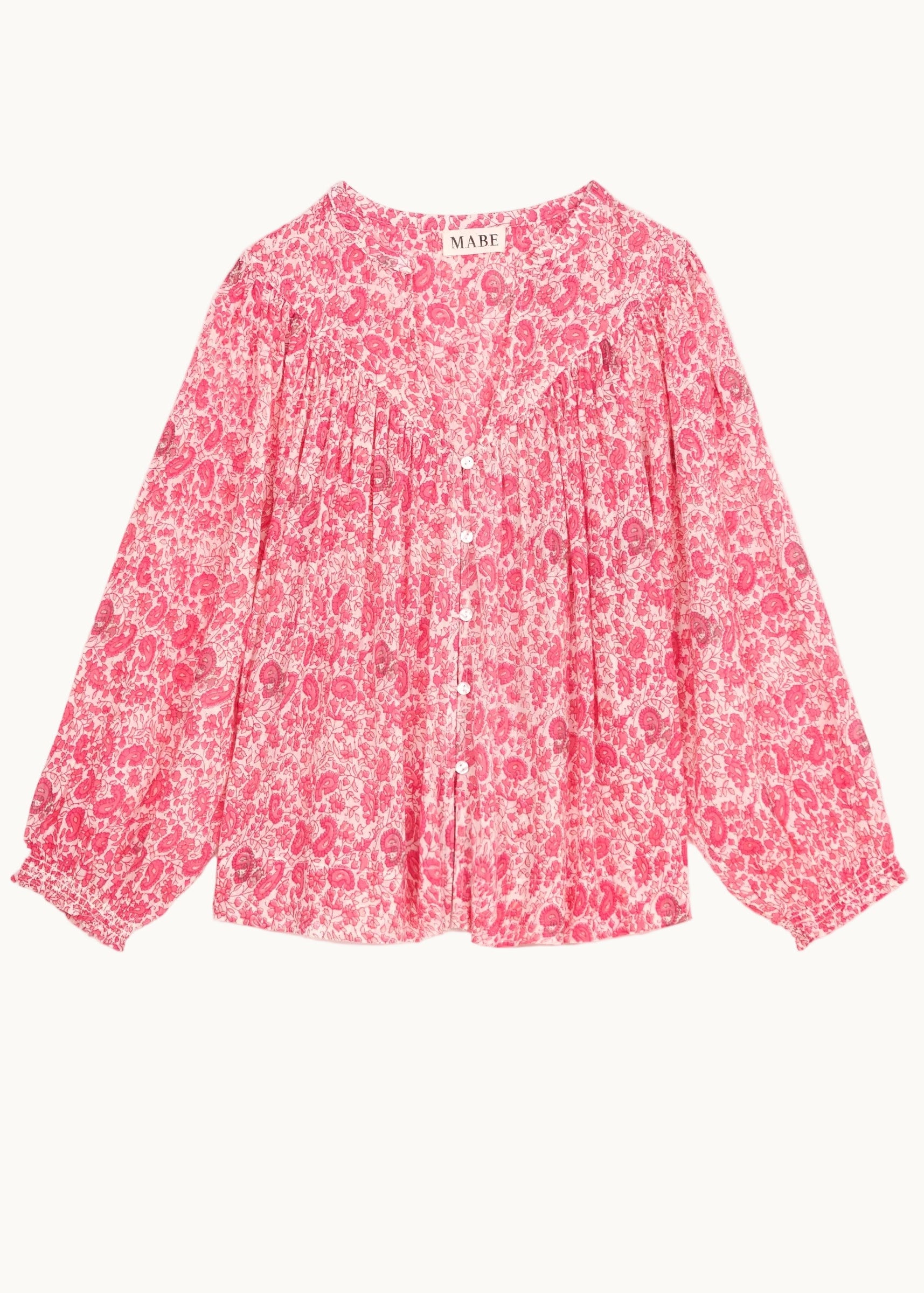 Esti Long Sleeve Top - Pink