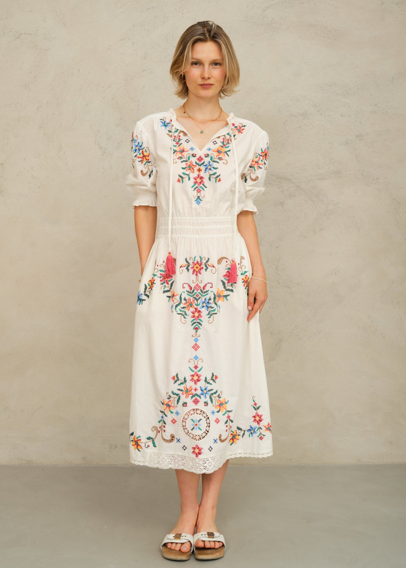 Gracie Midi Dress - Multi