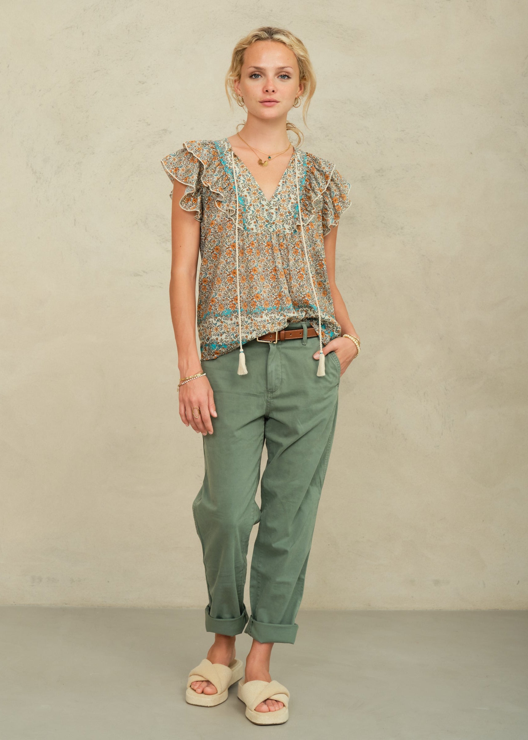 Jaci Frill Top - Multi