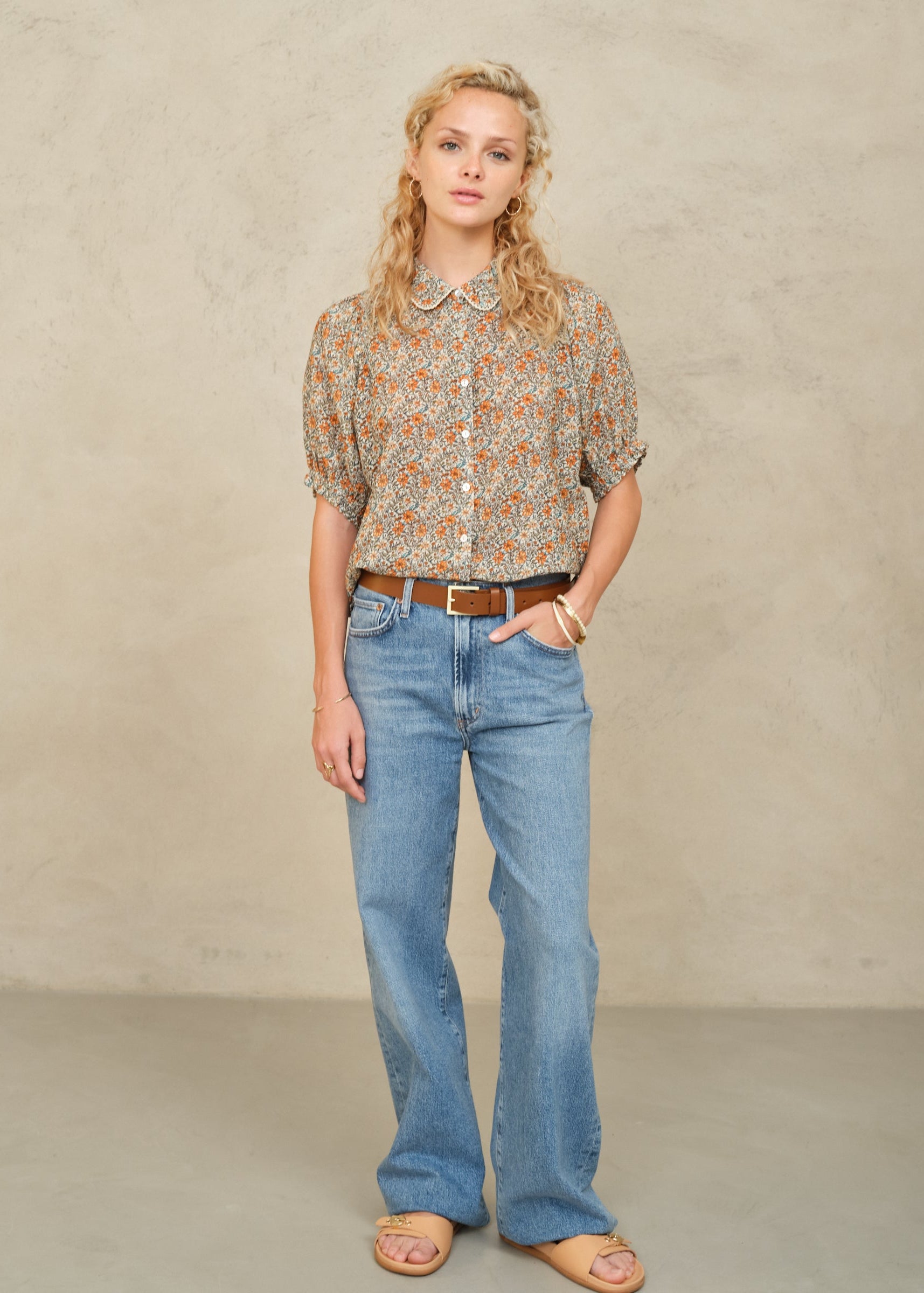 Jaci Short Sleeve Top - Multi