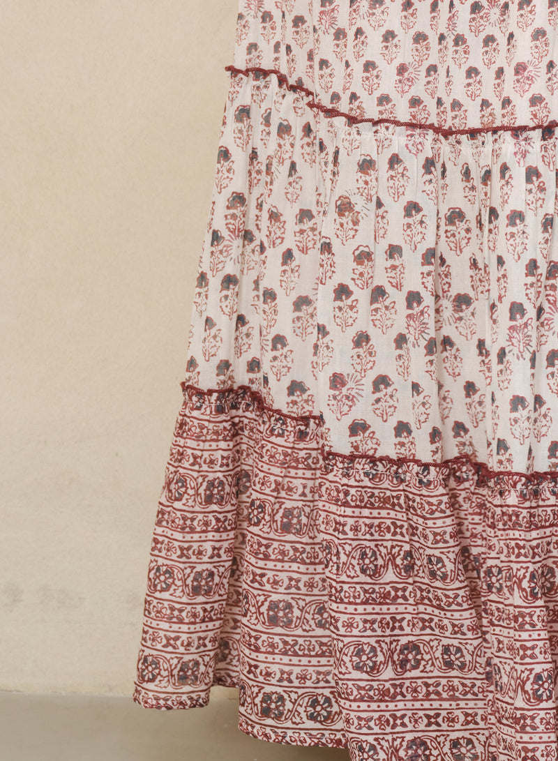 Kiki Maxi Skirt - Blue