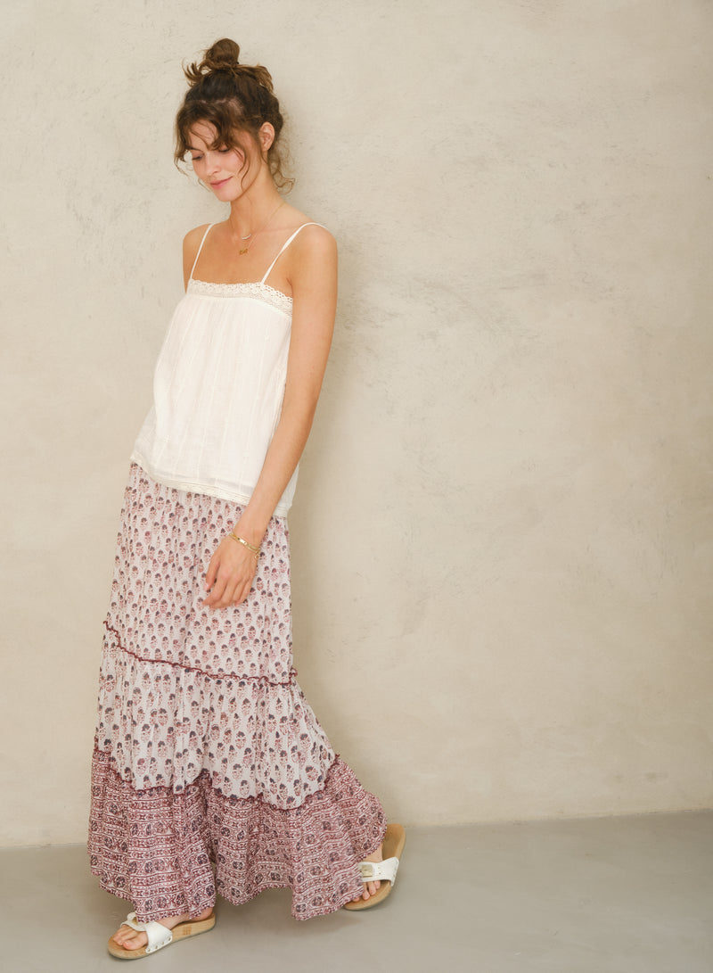 Kiki Maxi Skirt - Blue
