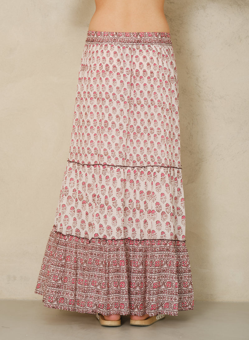 Kiki Maxi Skirt - Pink
