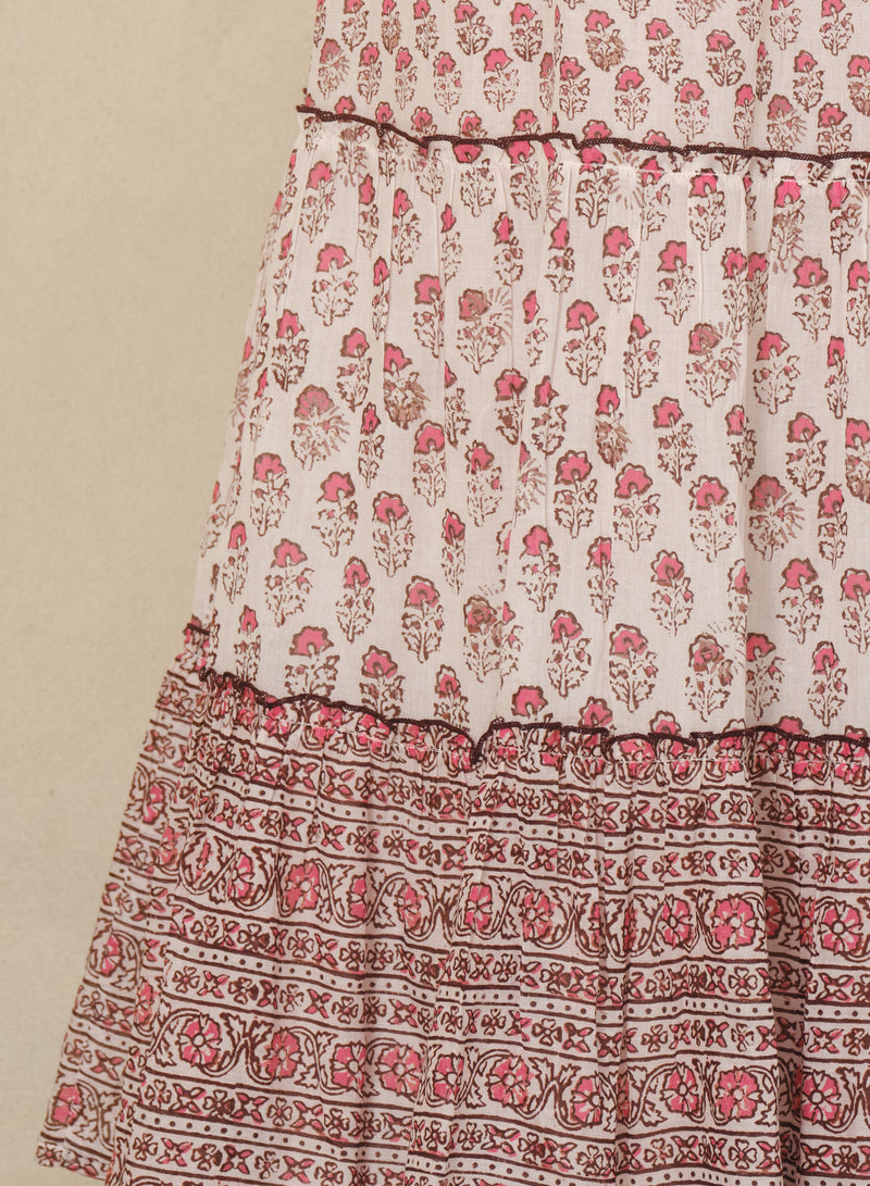 Kiki Maxi Skirt - Pink