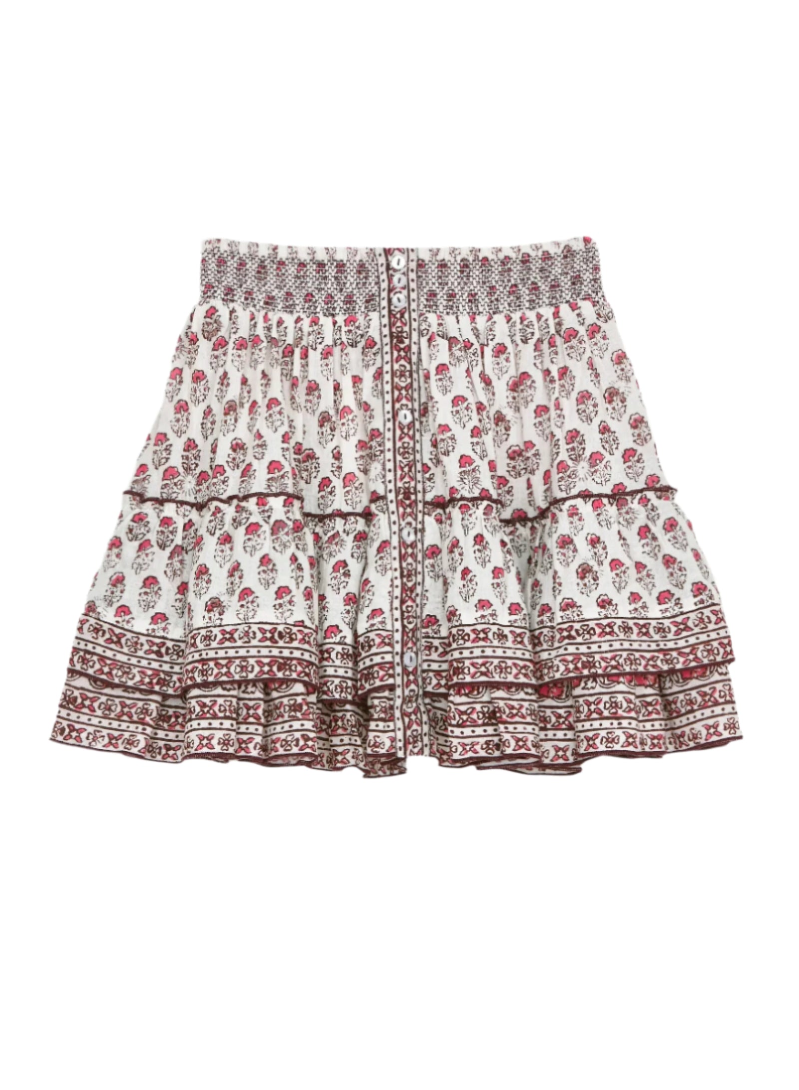 スカート andmary AM1382 Kika button mini skirt ANDMARY】Kika button mini skirt