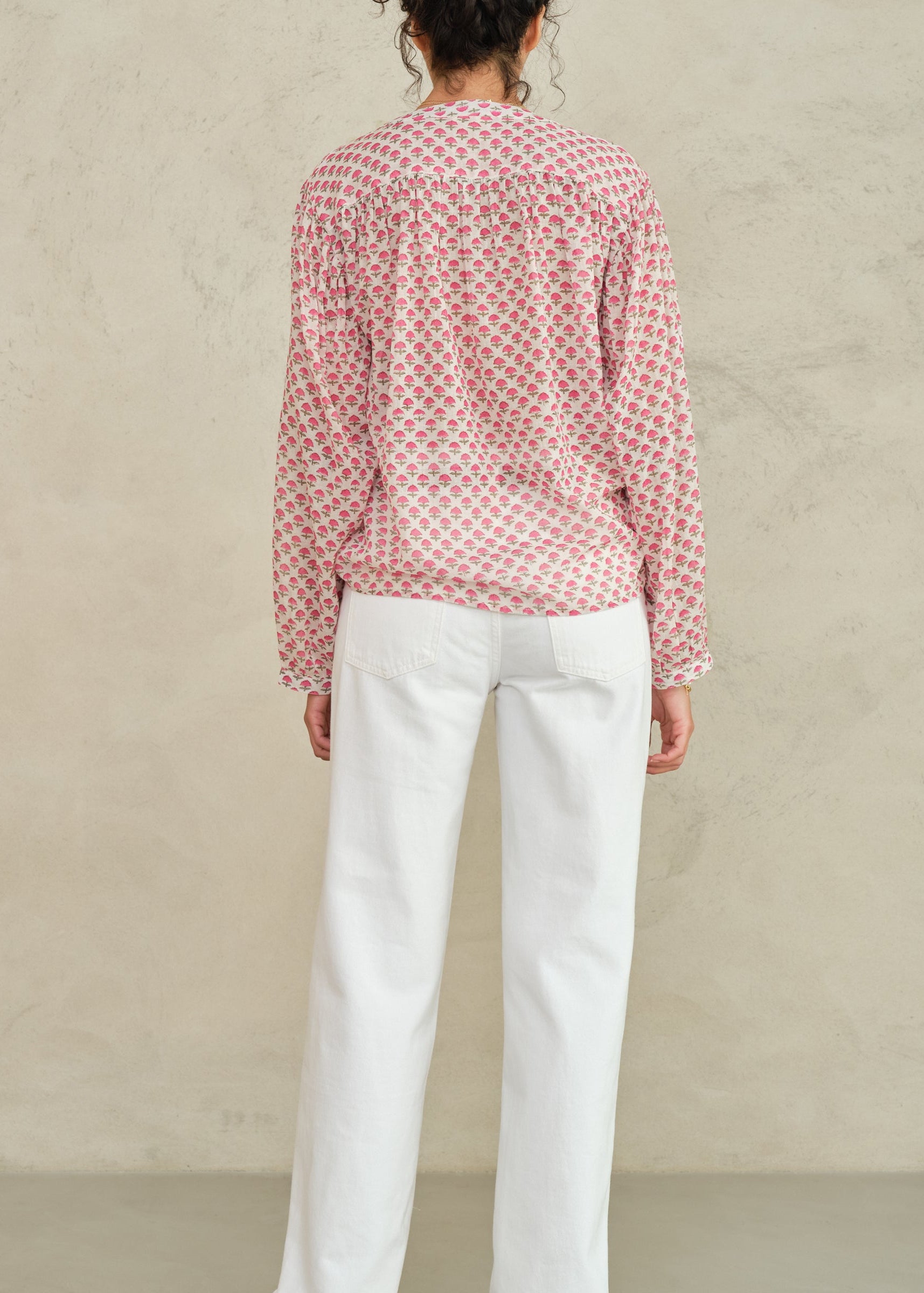 Letty Long Sleeve Top - Pink