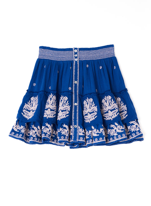 Mina Mini Skirt - Blue