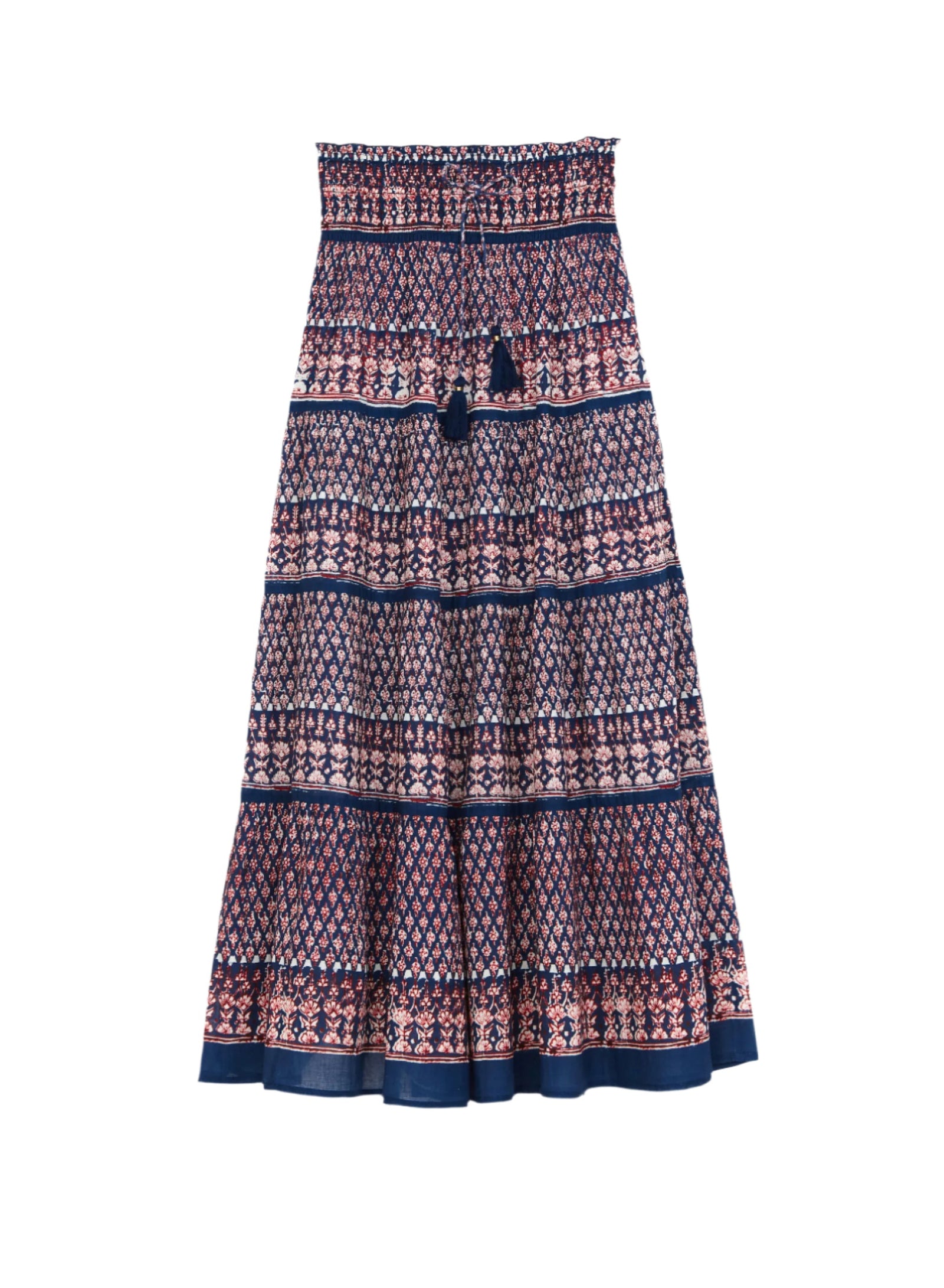 【I AM MARI】Kissing Silt Long Skirt Mari Maxi Skirt Red| M.A.B.E