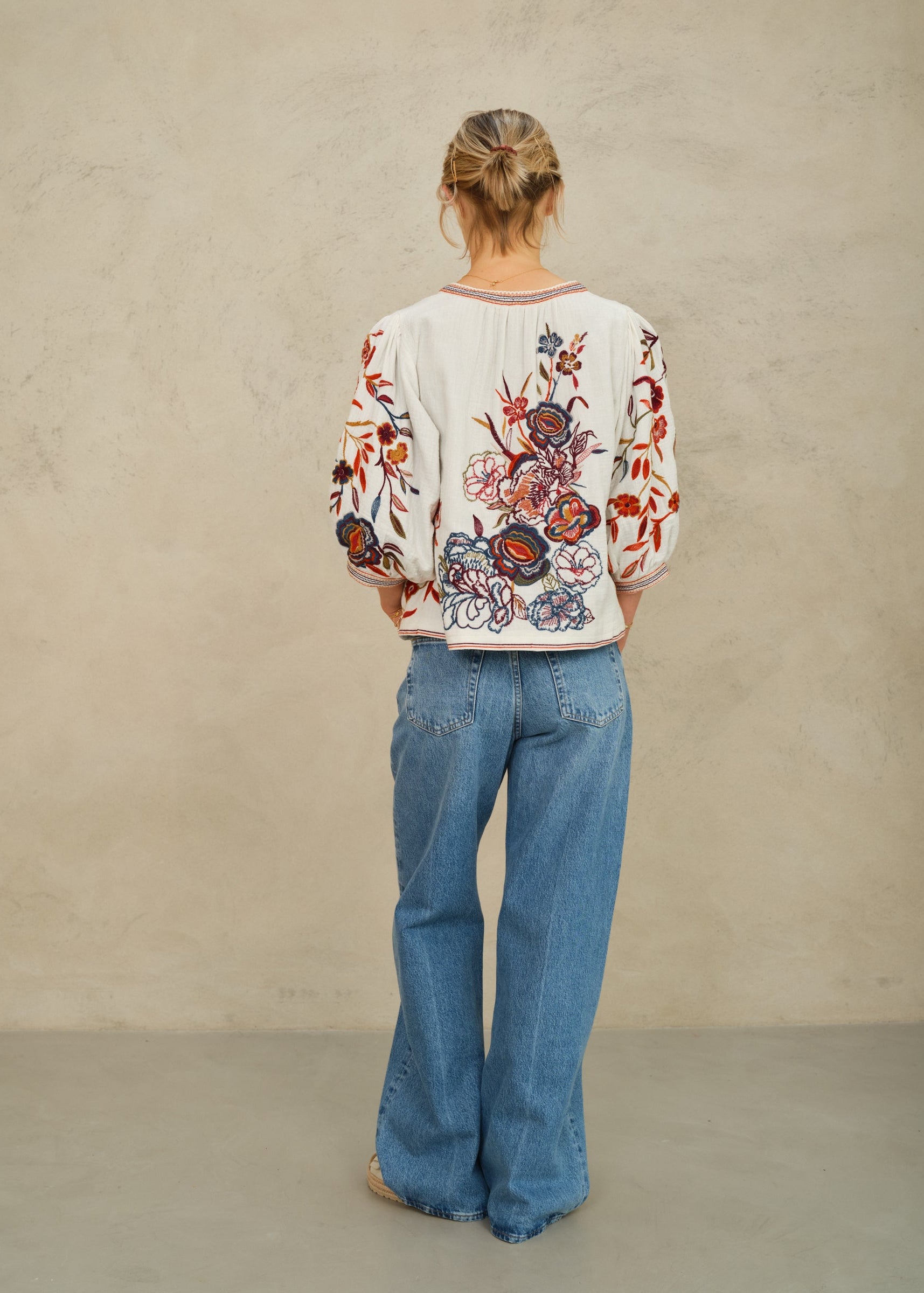 Ori Jacket - Ecru/Multi