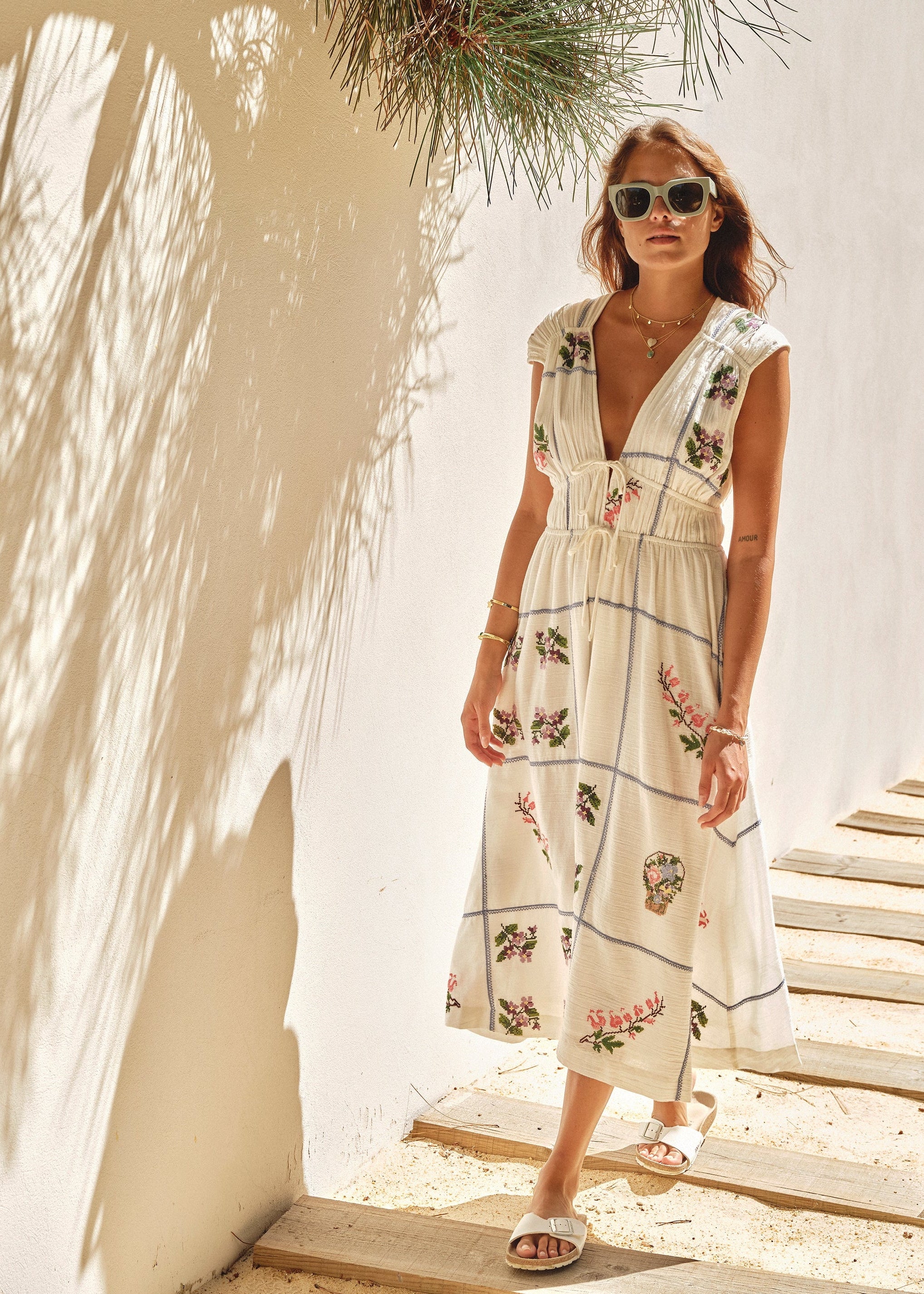 Rhoda Midi Dress - Multi