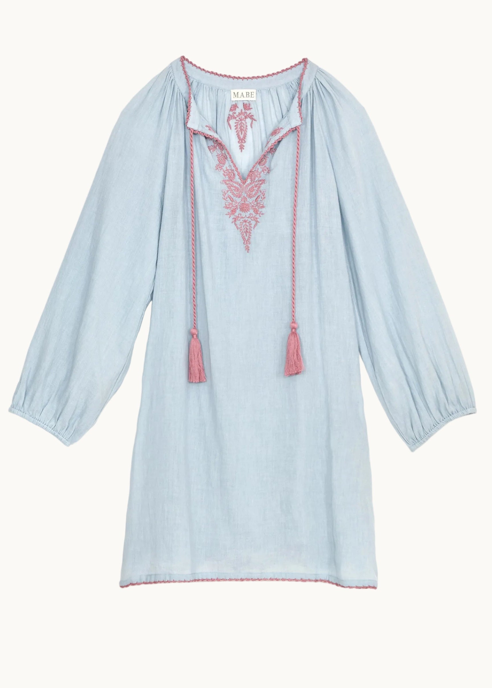 Talia Kaftan - Lt Blue/Rose