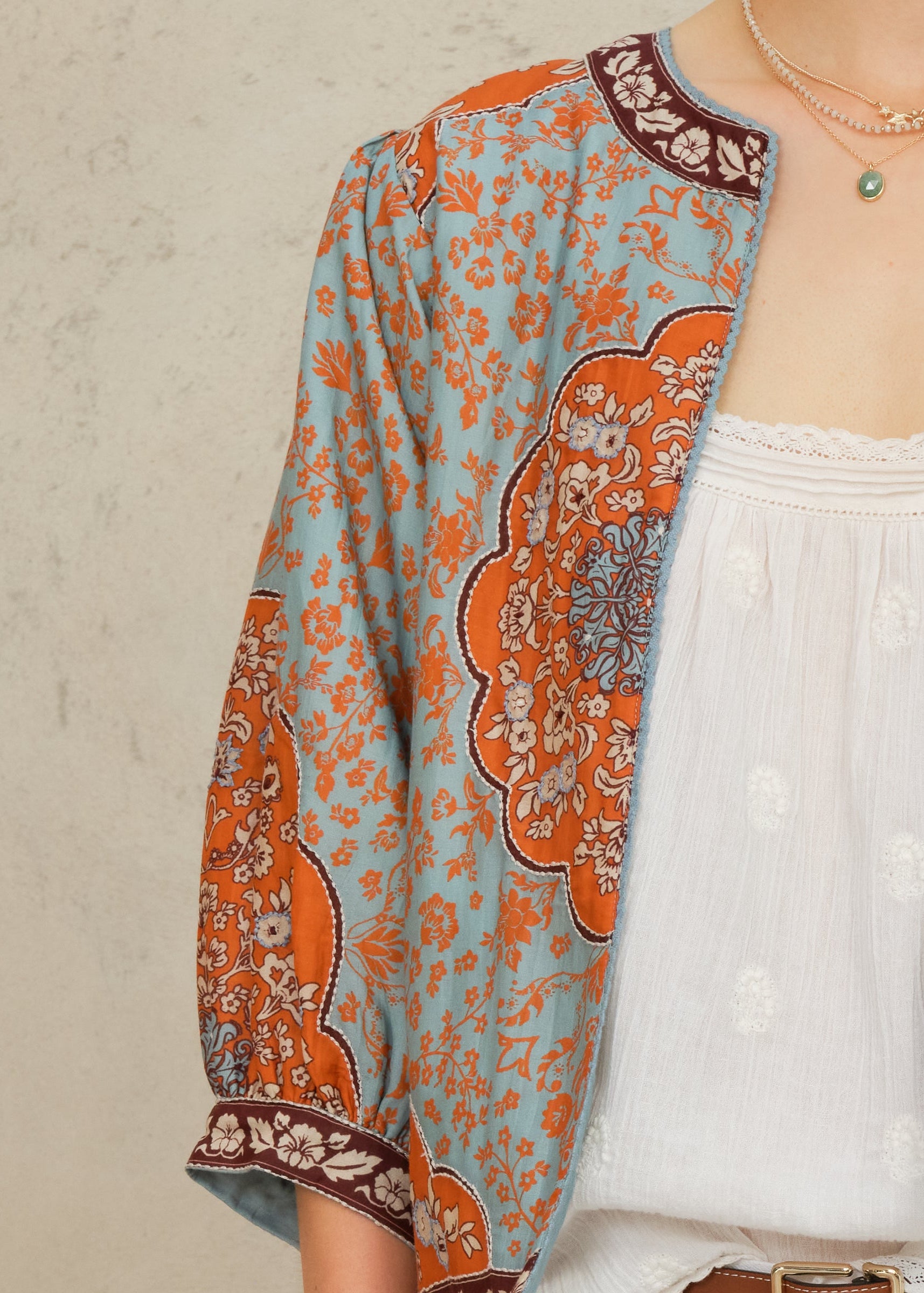 Ursa Jacket - Blue/Rust